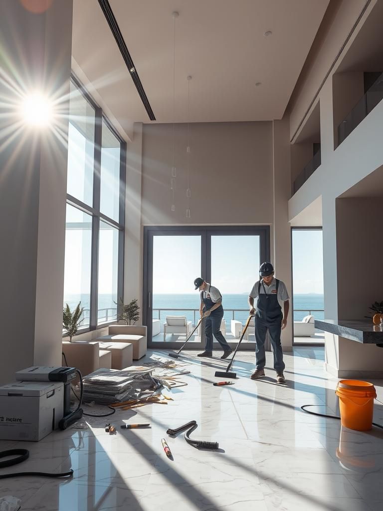 Empresa de limpieza post-construcción en hoteles Sant Carles de la Rapita