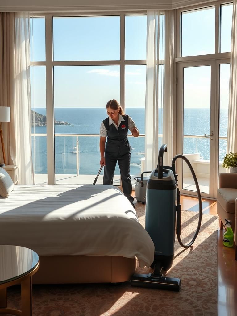 Empresa de limpieza post-vaciado en hoteles Palamós