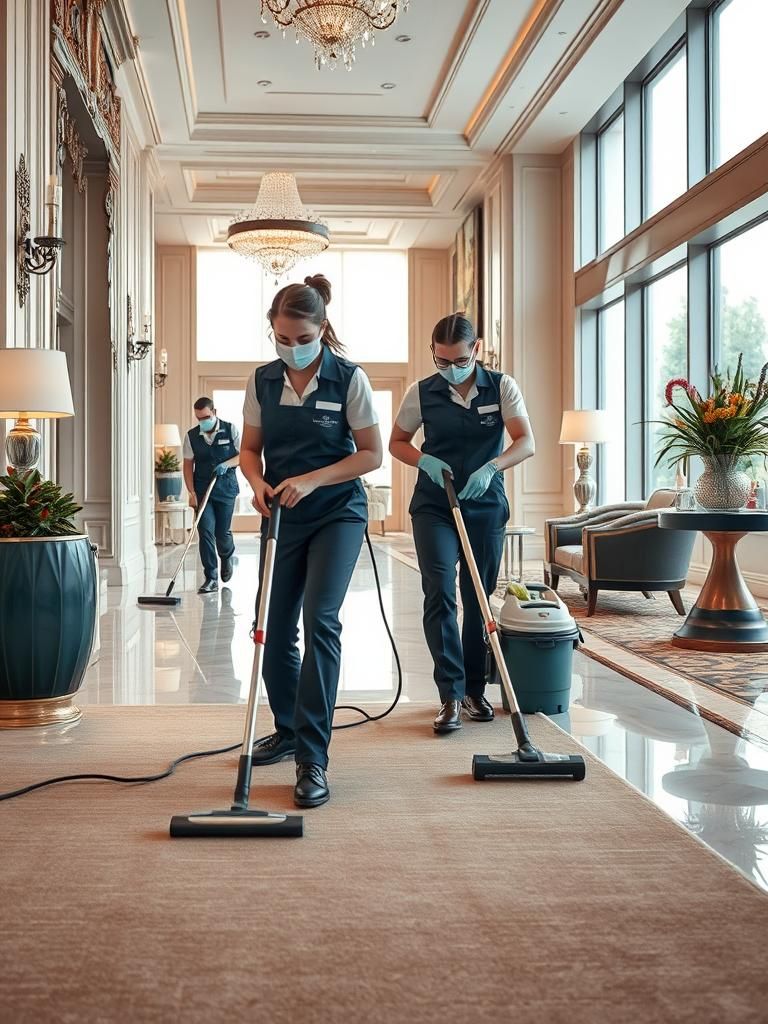 Empresa de limpieza post-vaciado en hoteles Vila-seca