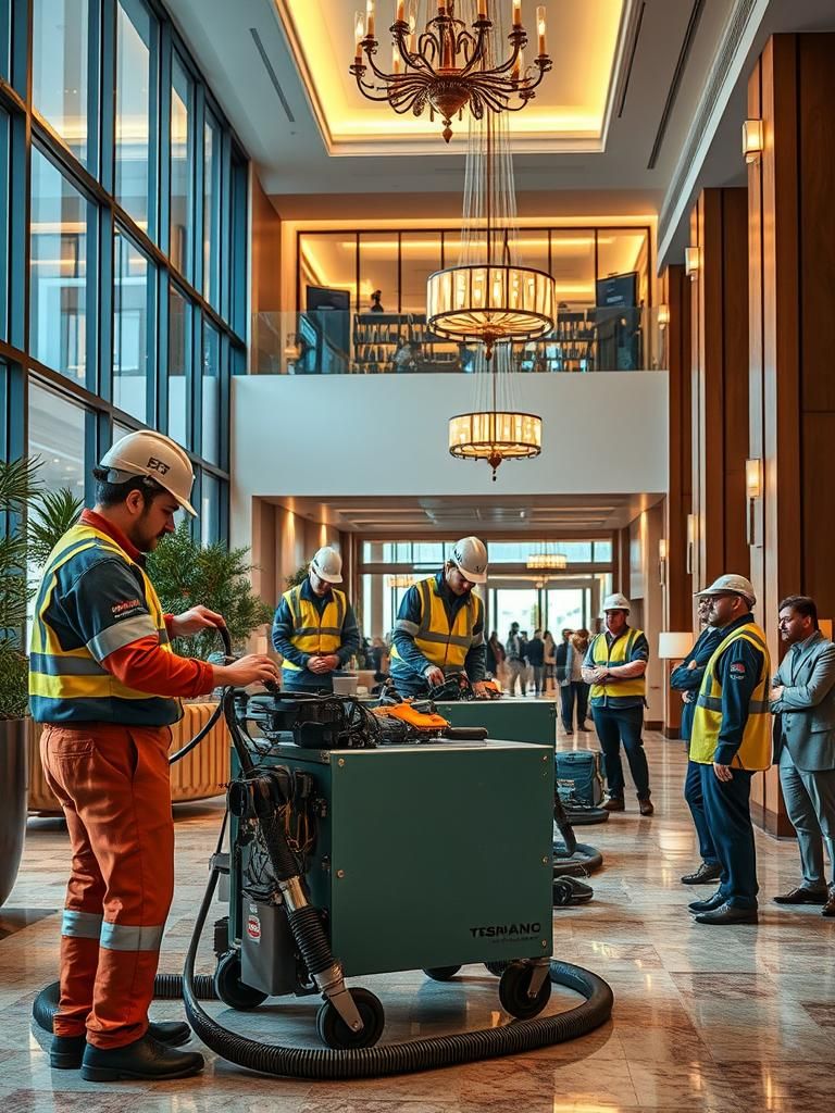 Profesionales en vaciado técnico en hoteles Juneda
