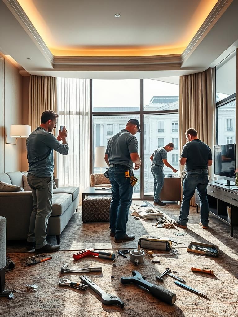 Servicio de desmontaje en hoteles Piera
