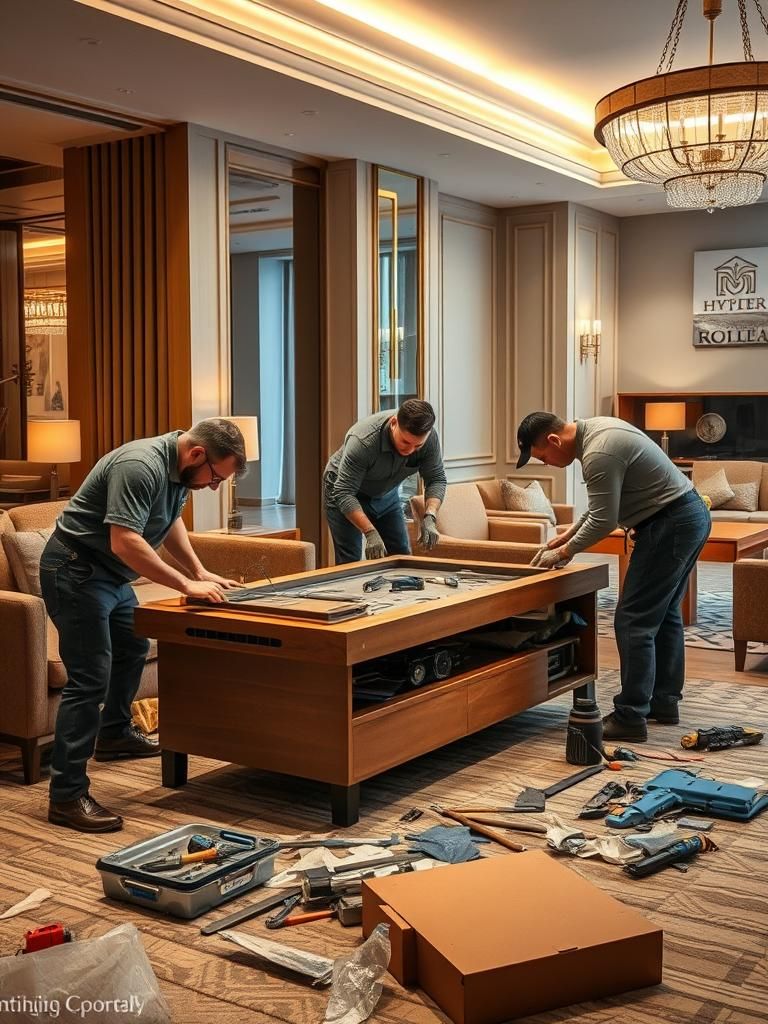 Servicio de desmontaje en hoteles Sant Feliu de Llobregat