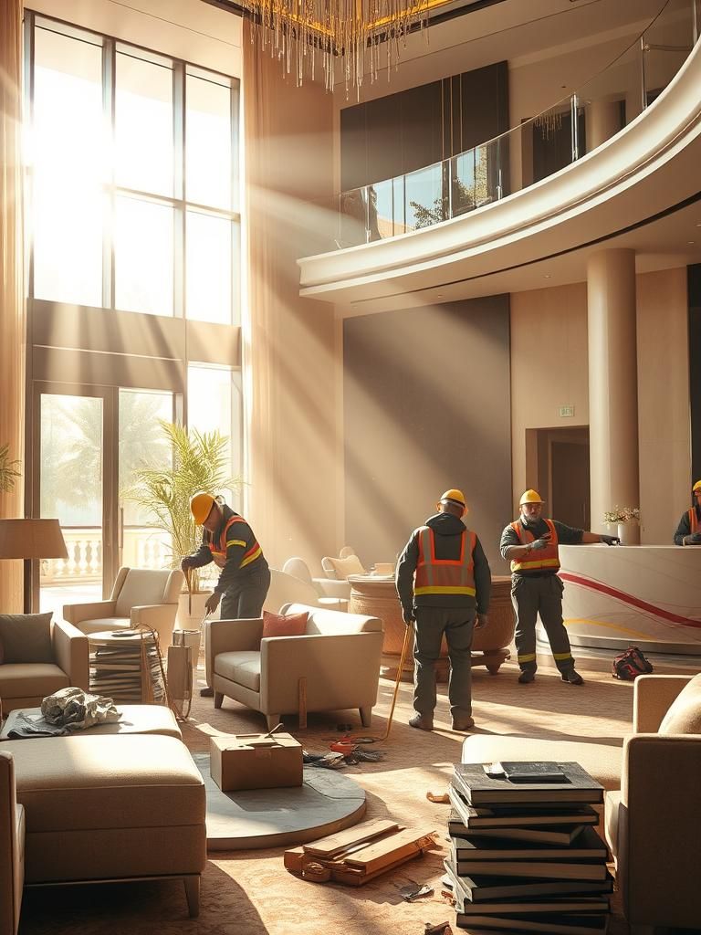 Servicio de desmontaje en hoteles Tortosa