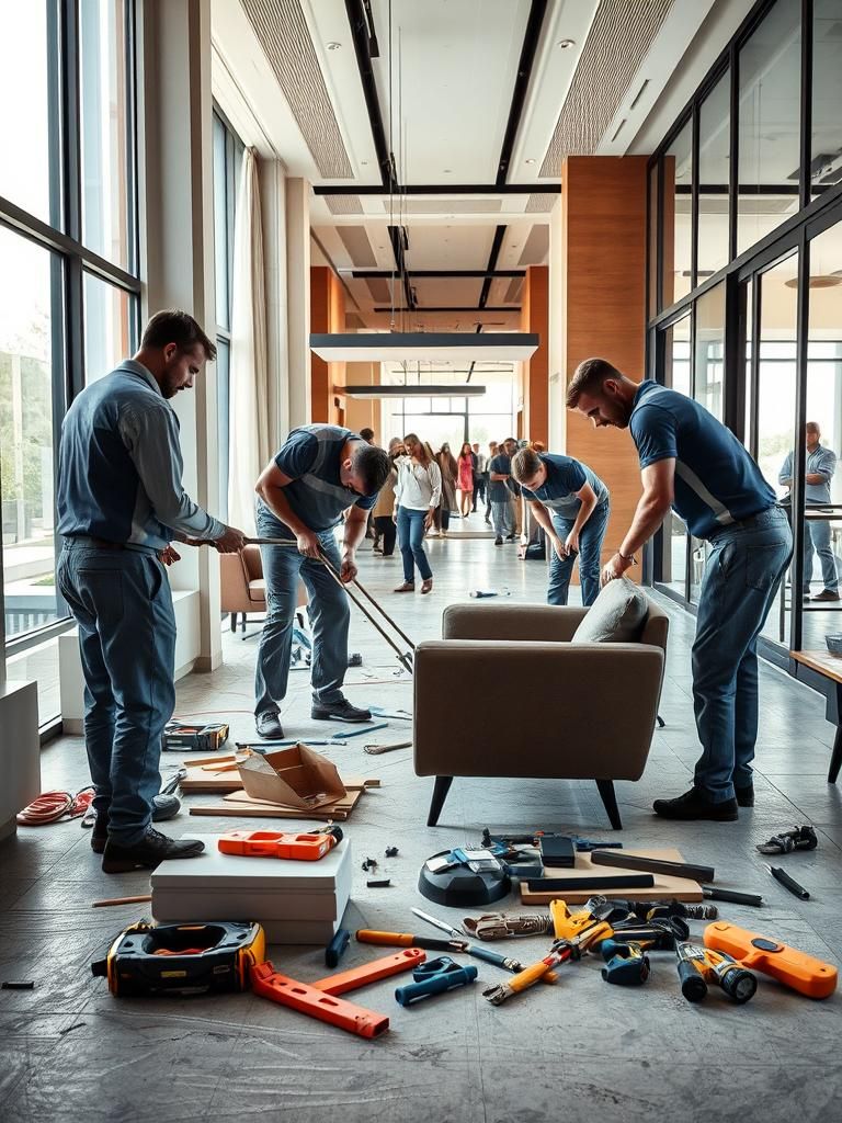 Servicio de desmontaje en hoteles Vilanova del Camí