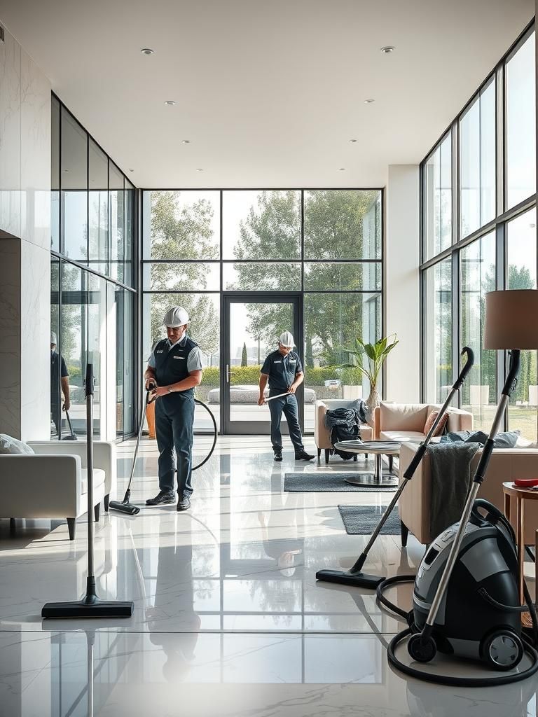 Servicio de limpieza post-construcción en hoteles Les Franqueses del Vallès