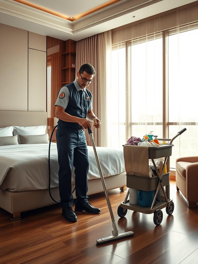 Servicio de limpieza post-vaciado en hoteles Valls
