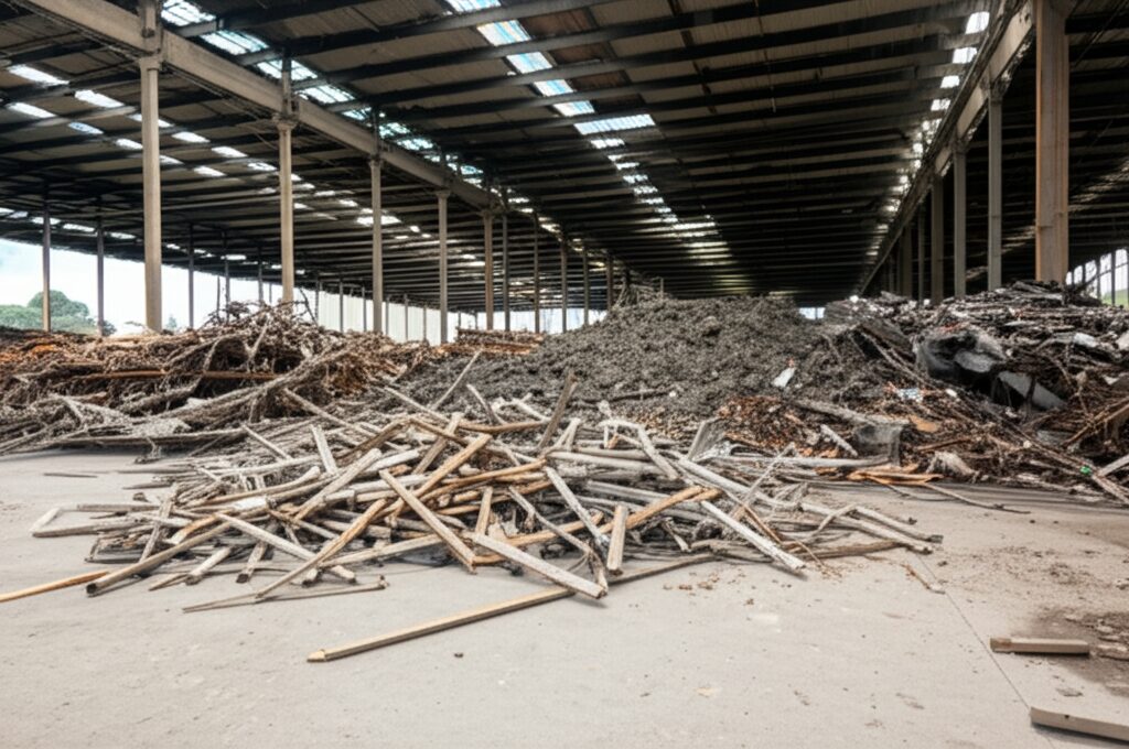 Vaciado de naves industriales en La Bisbal d’Empordà