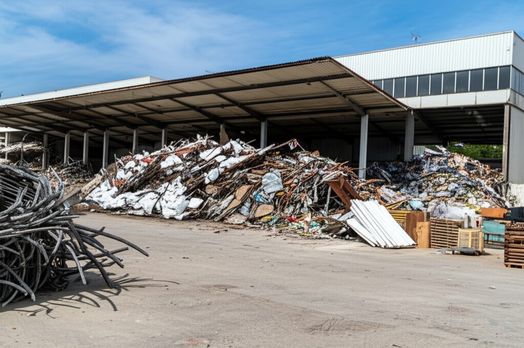 Vaciado de naves industriales en Llinars del Vallès