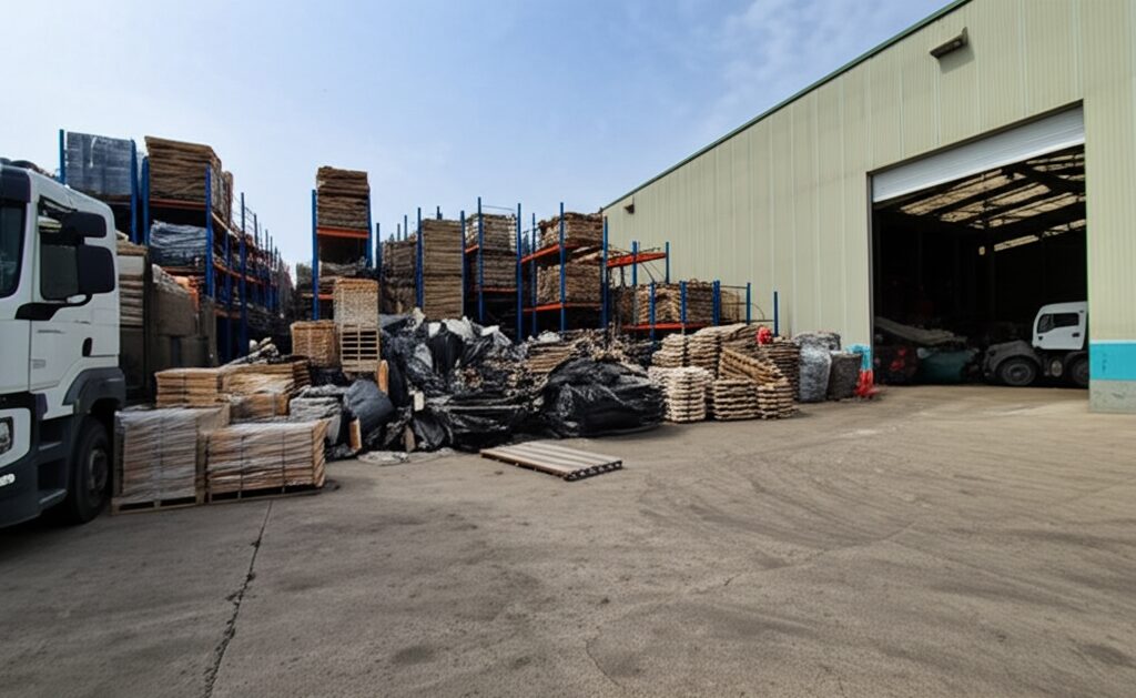 Vaciado de naves industriales en Sant Fost de Campsentelles