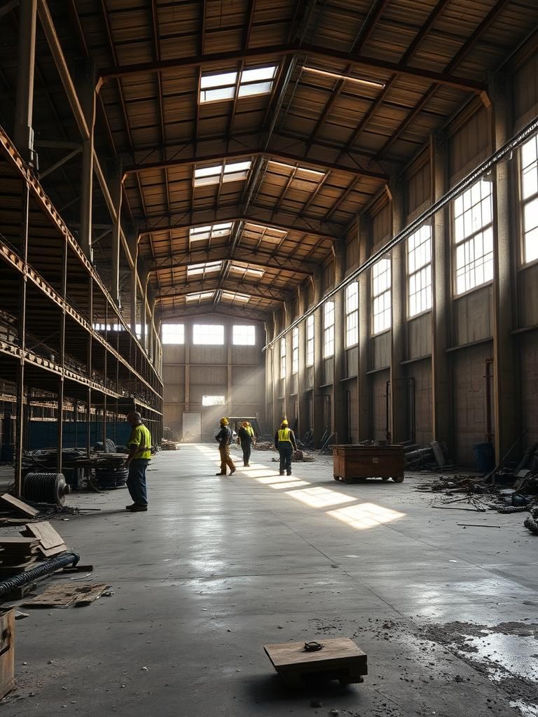 Vaciado naves industriales Alcoletge