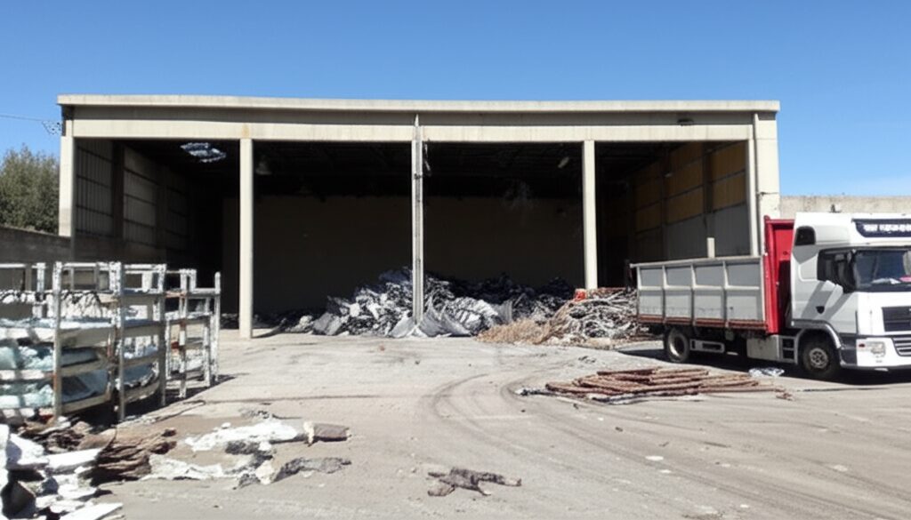 Vaciado naves industriales Arenys de Munt