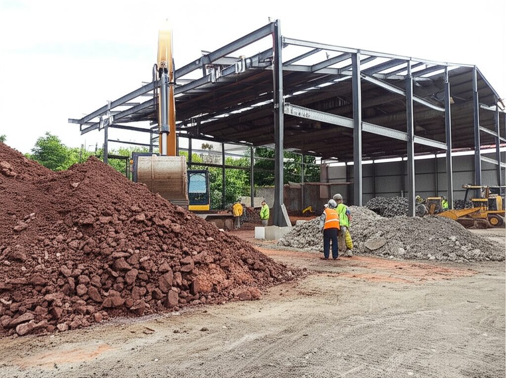 Vaciado naves industriales Bigues i Riells