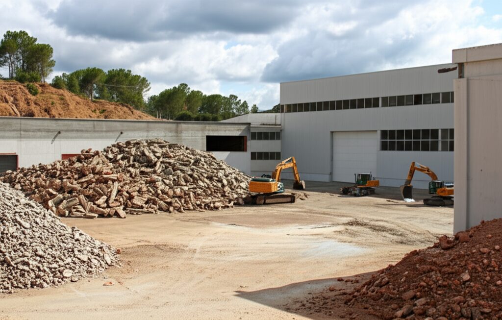 Vaciado naves industriales Cassa de la Selva