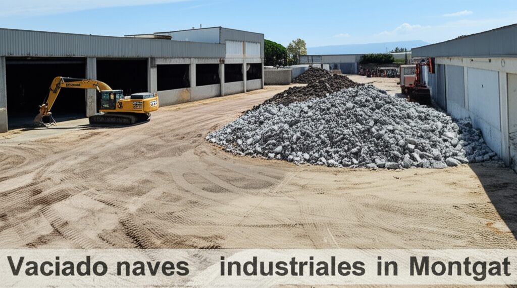 Vaciado naves industriales Montgat