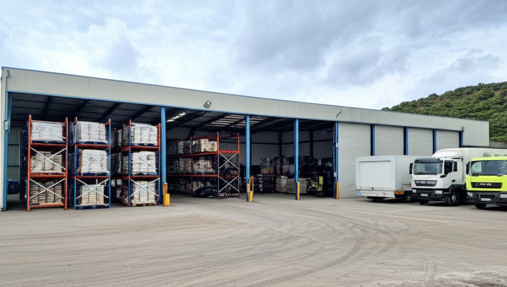 Vaciado naves industriales Palafolls