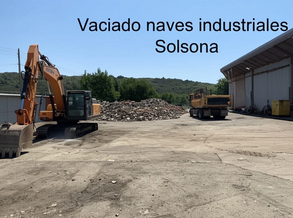 Vaciado naves industriales Solsona