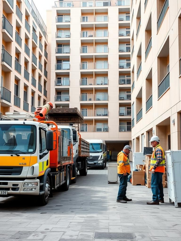 Vaciado de hoteles en Alhama de Murcia