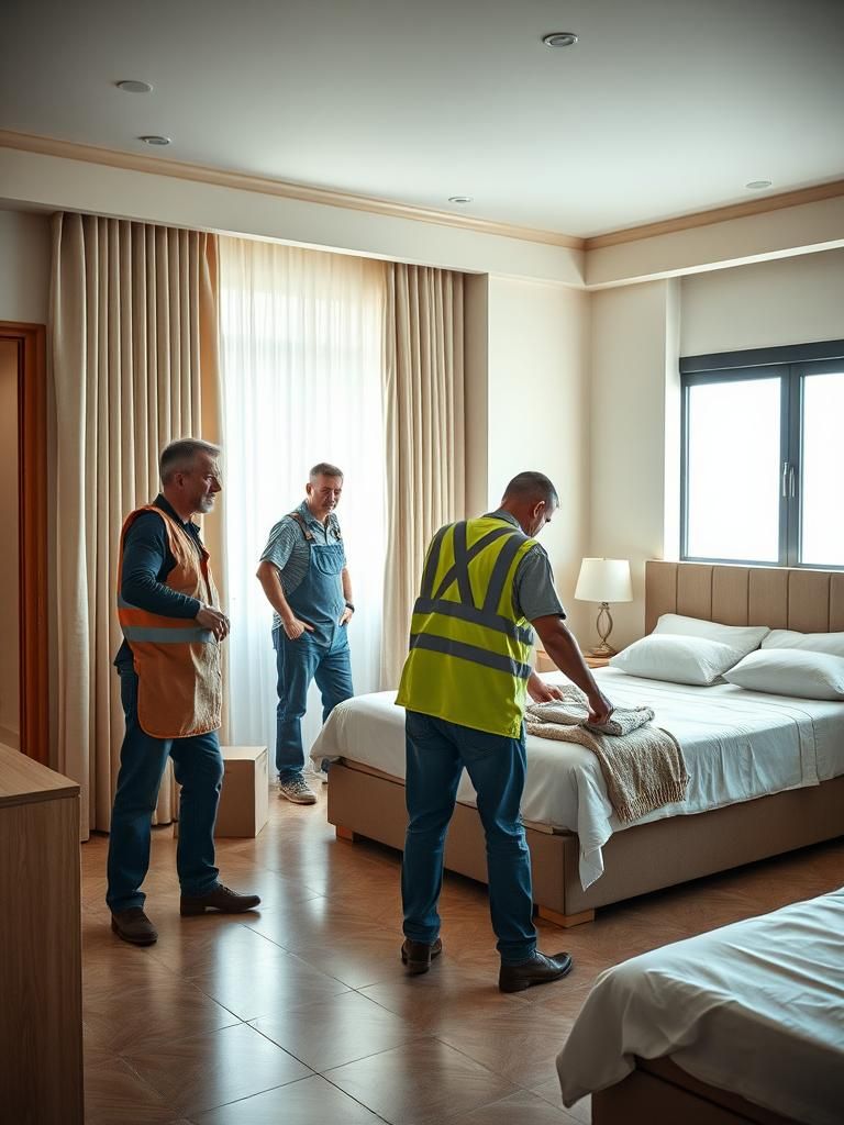 Vaciado de hoteles en Burjassot