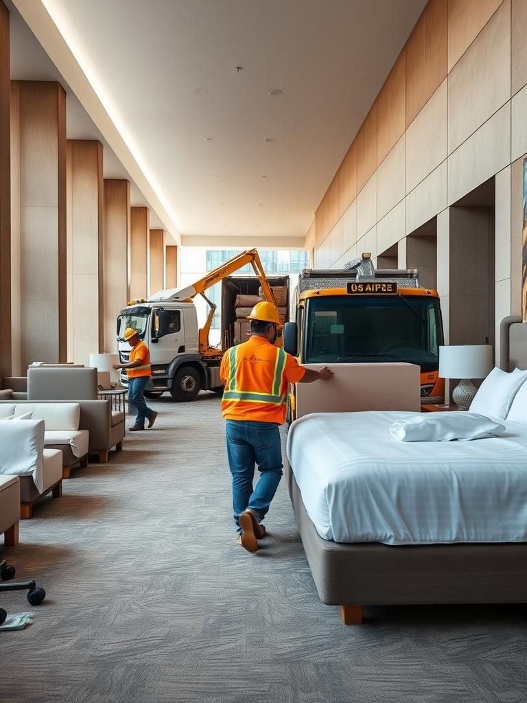 Vaciado de hoteles en Mula