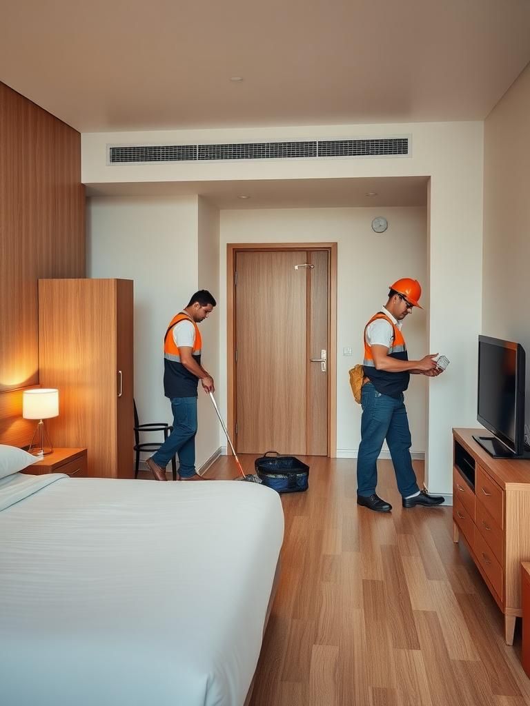 Vaciado de hoteles en Paiporta