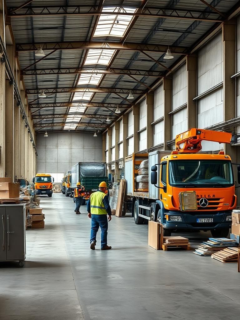 Vaciado de naves industriales en Alcoi