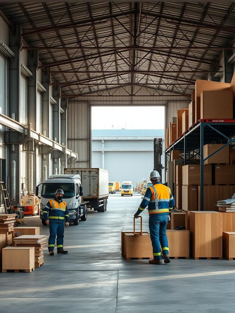 Vaciado de naves industriales en Algete