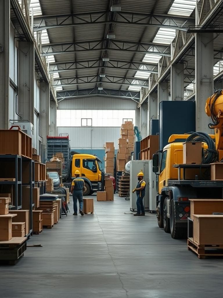 Vaciado de naves industriales en Almoradí