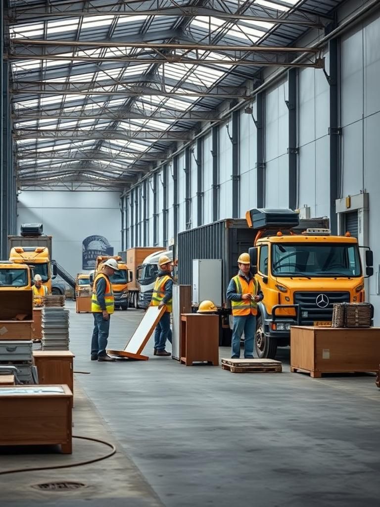 Vaciado de naves industriales en Asp
