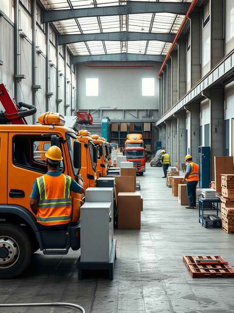 Vaciado de naves industriales en Benifaió