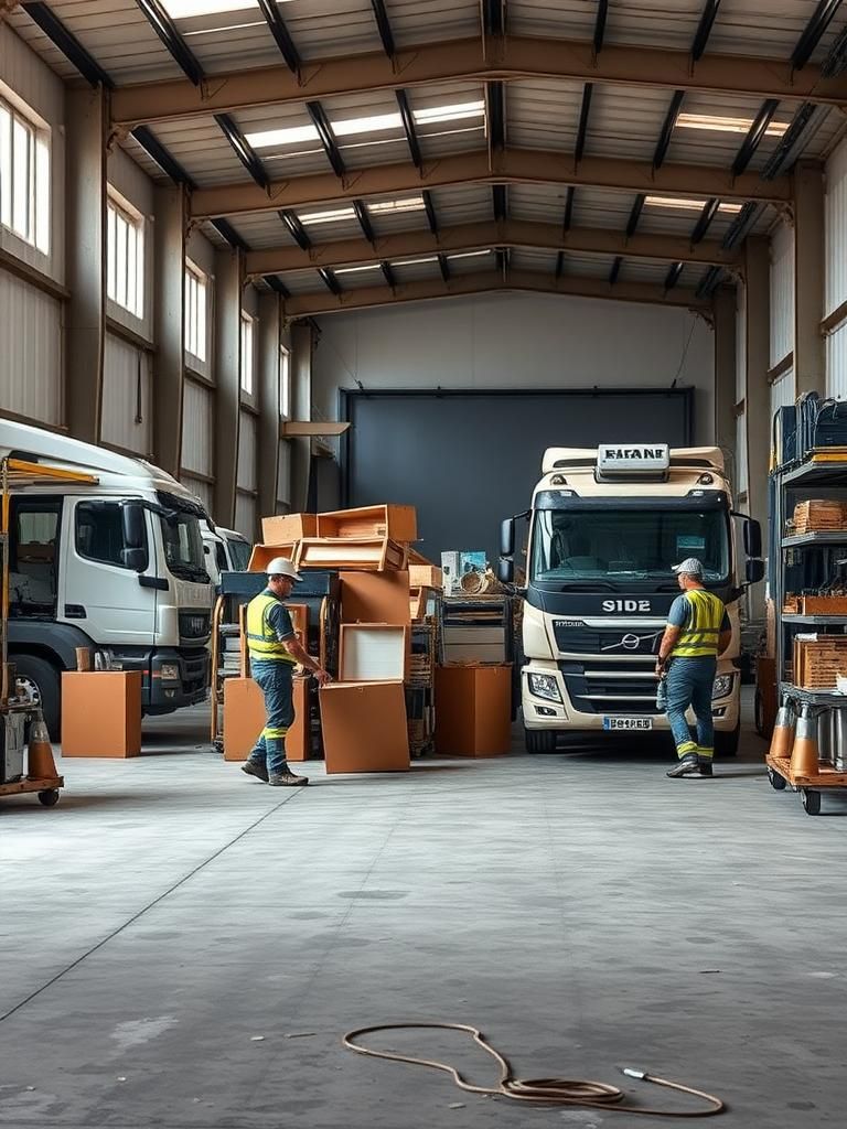 Vaciado de naves industriales en Benissa
