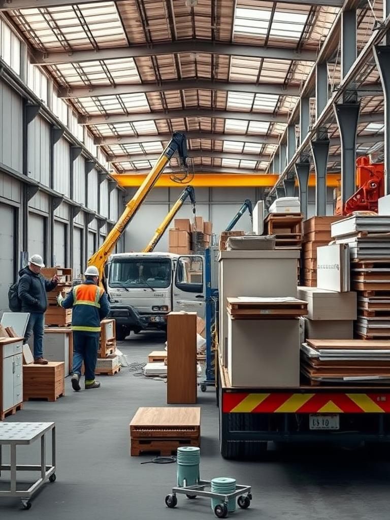 Vaciado de naves industriales en Burjassot