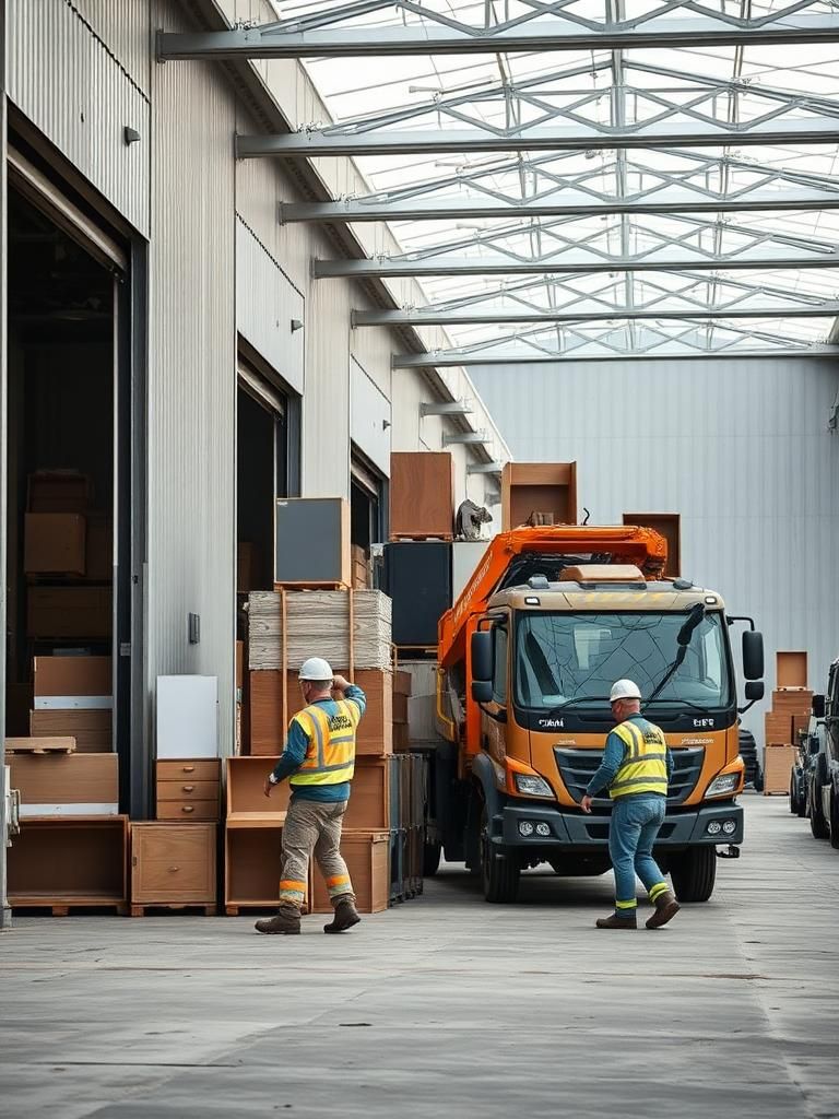 Vaciado de naves industriales en Daganzo de Arriba