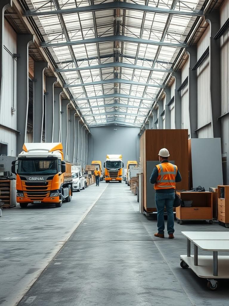 Vaciado de naves industriales en Griñón