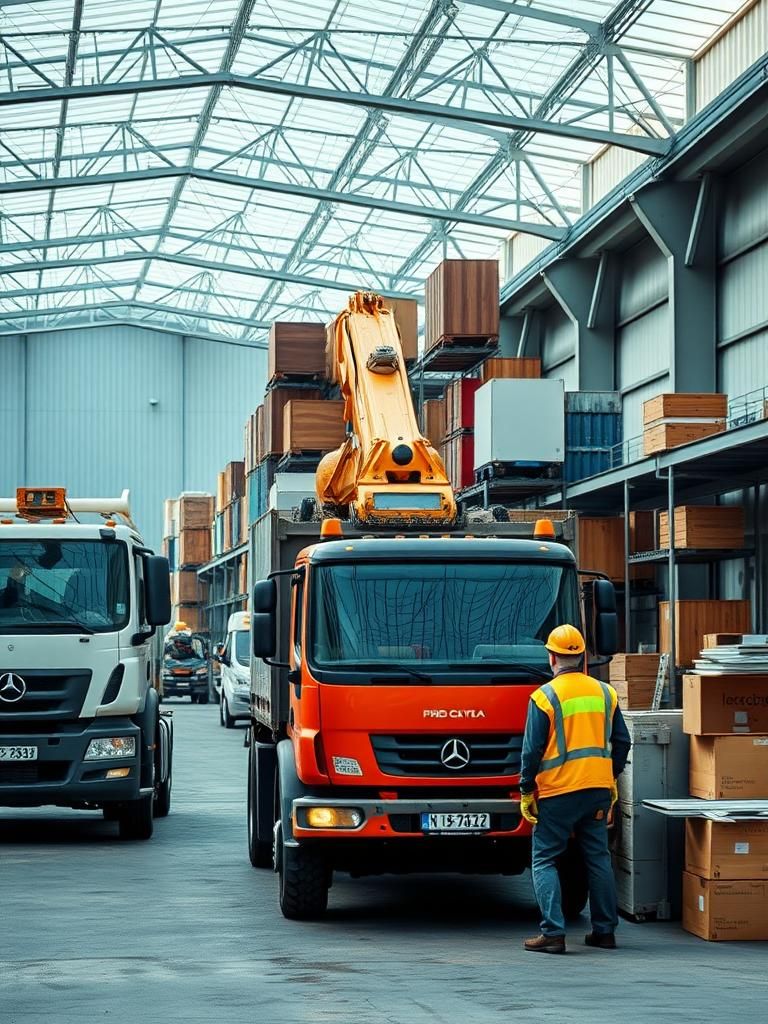 Vaciado de naves industriales en Humanes de Madrid