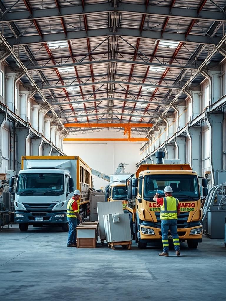 Vaciado de naves industriales en Ibi