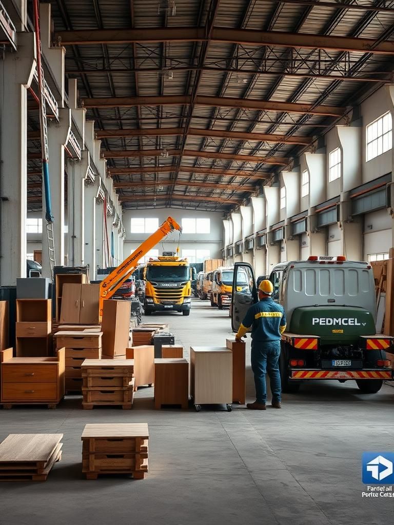 Vaciado de naves industriales en Las Torres de Cotillas