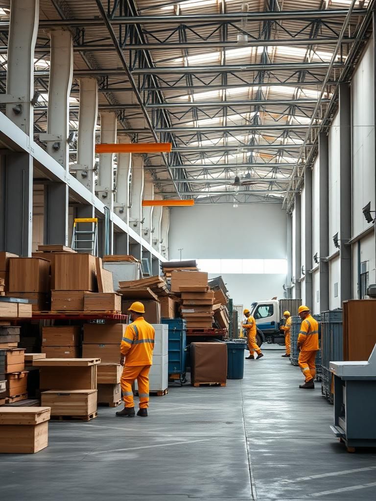 Vaciado de naves industriales en Manises