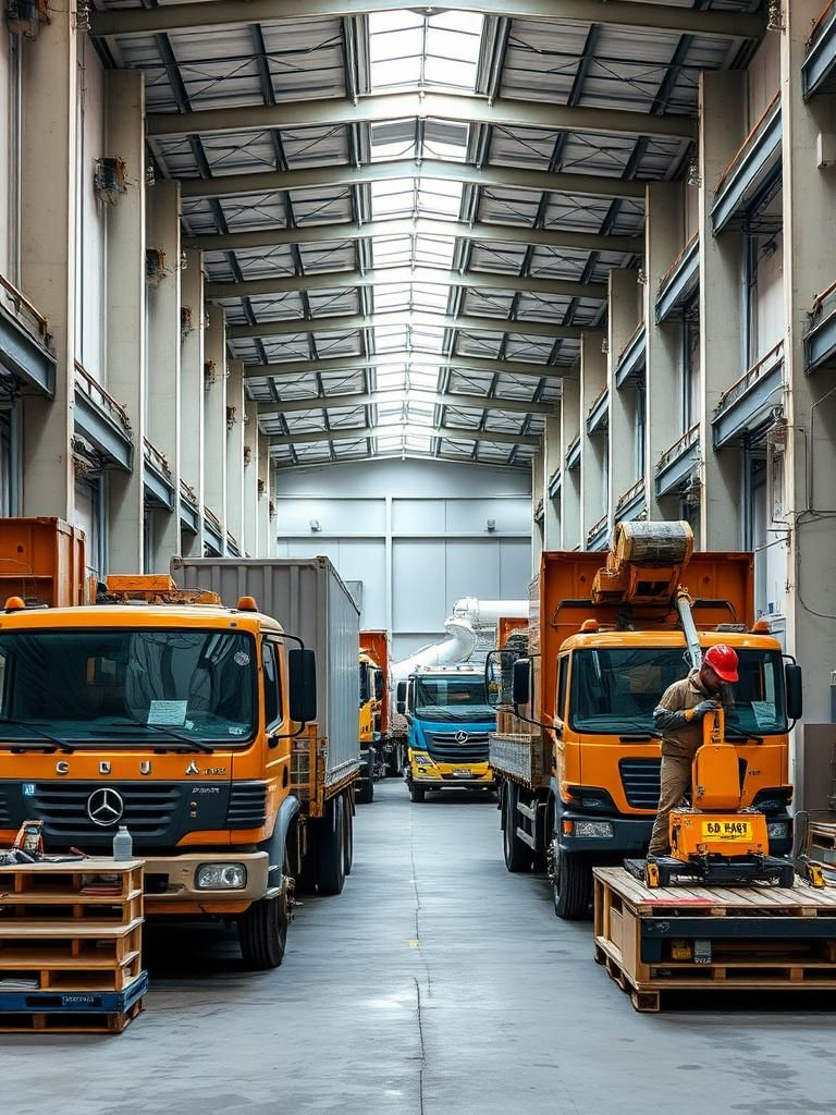 Vaciado de naves industriales en Montcada