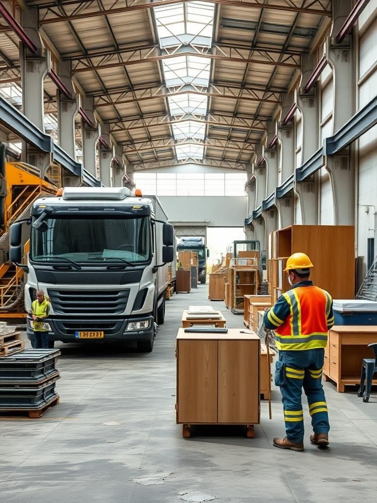 Vaciado de naves industriales en Moralzarzal