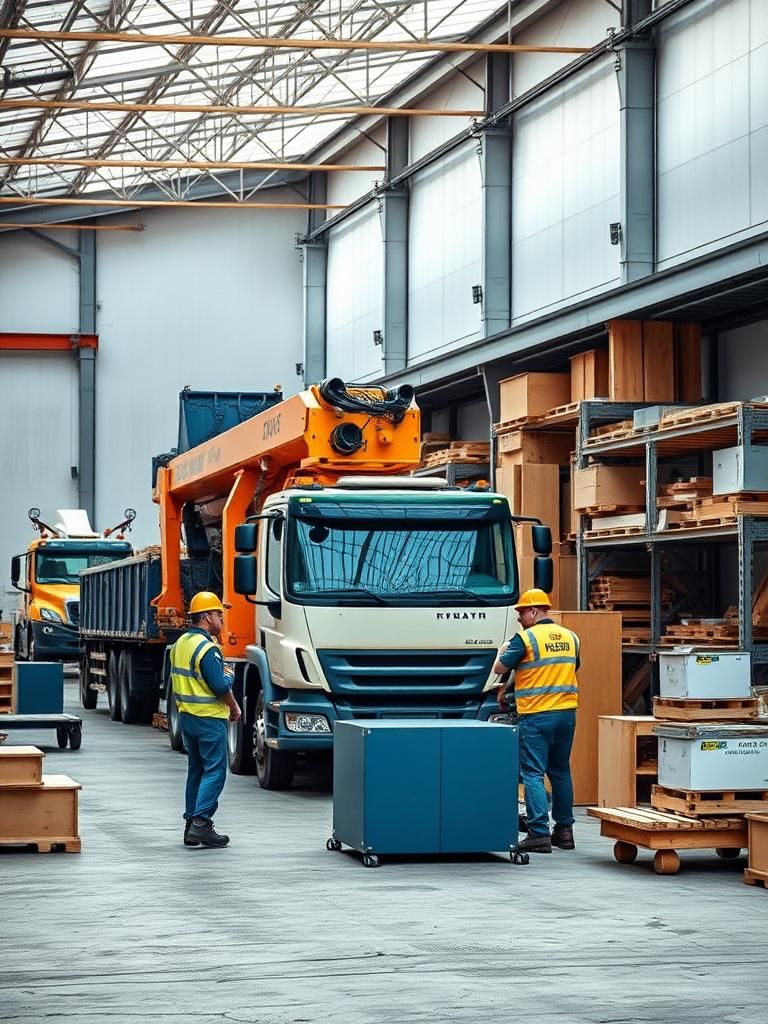 Vaciado de naves industriales en Oliva