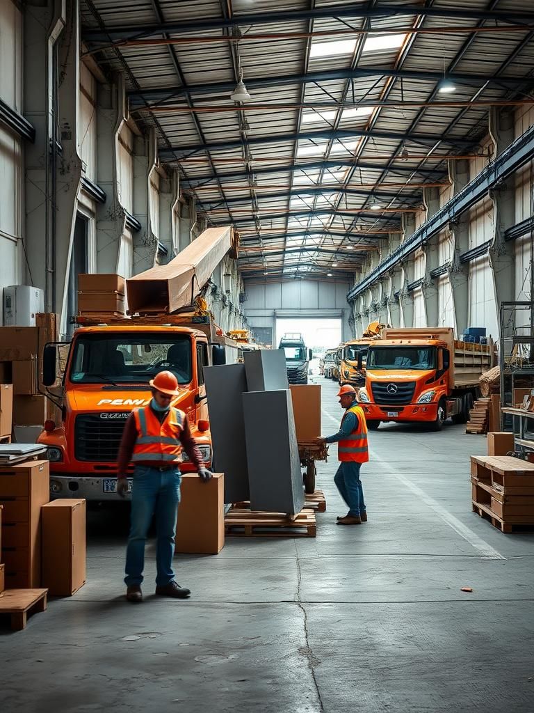 Vaciado de naves industriales en Paterna