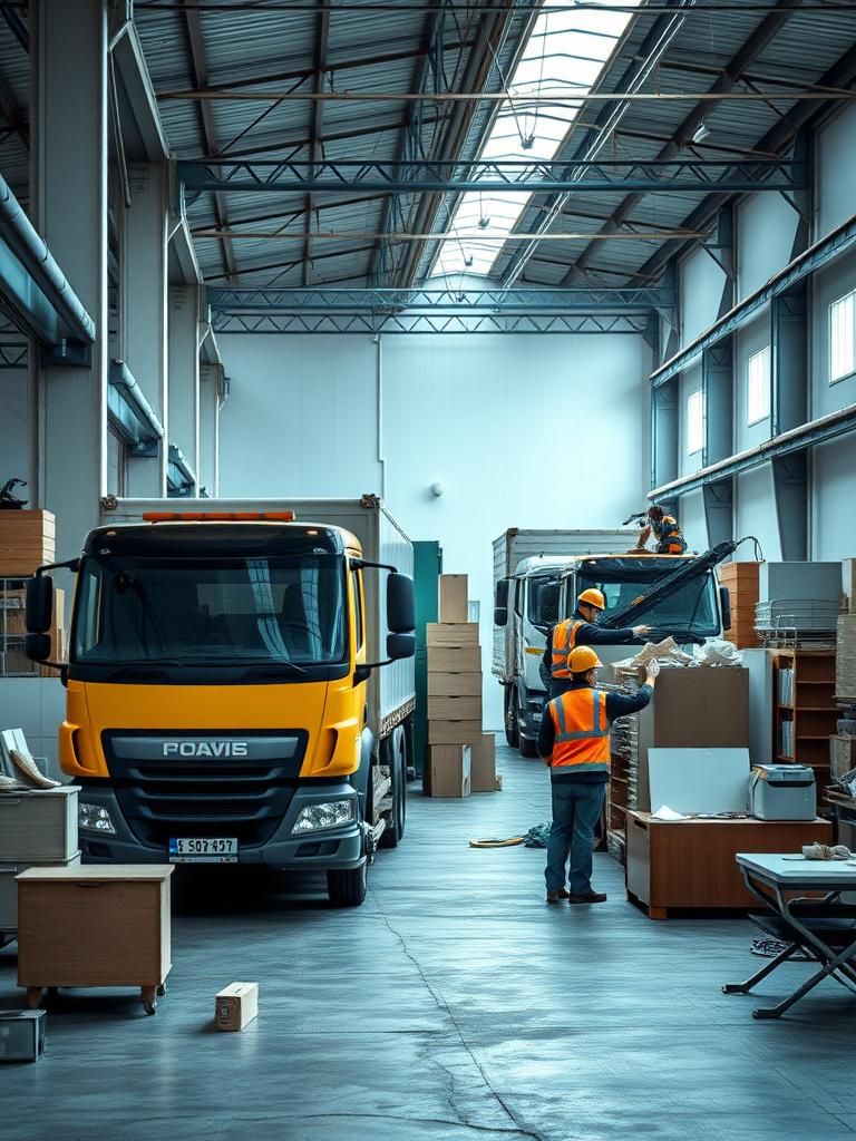 Vaciado de naves industriales en Teulada