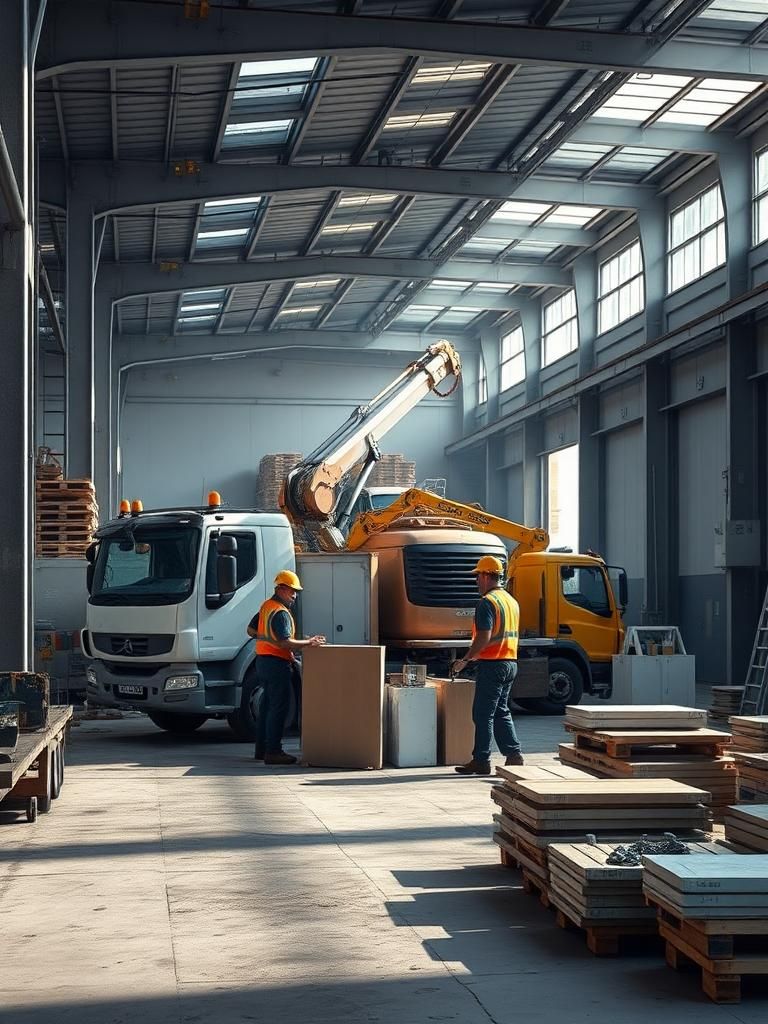 Vaciado de naves industriales en Valdemoro