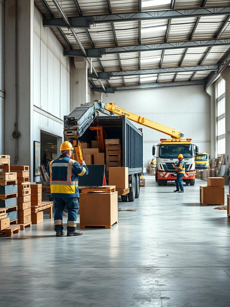 Vaciado de naves industriales en Villalbilla