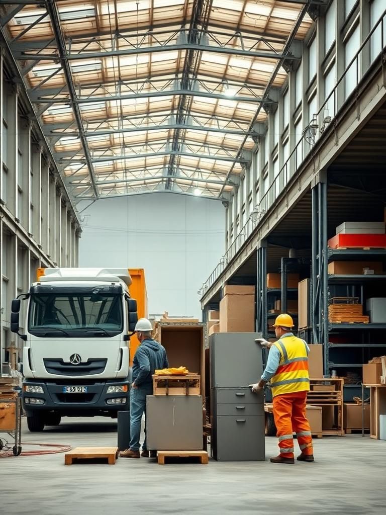 Vaciado de naves industriales en Xest