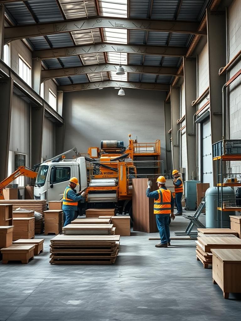 Vaciado de naves industriales en Yecla